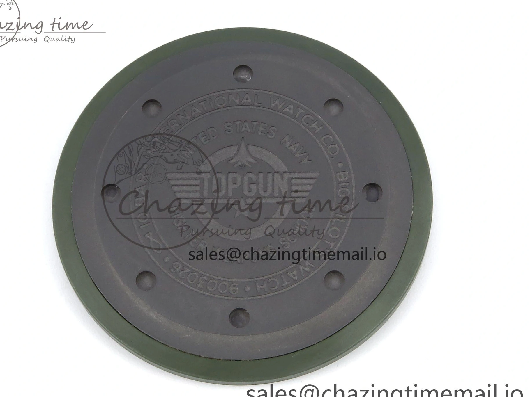 MIROTIME 0302 Big Pilot IW329802 M+F 1:1 Best Edition Green Dial on Green Nylon Strap MY Unique 7002